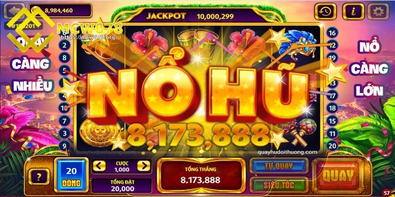 Nổ hũ rồng hổ MCW678 - Bật mí cách quay hũ thắng lớn 4 Chiến thuật chơi nổ hũ trúng lớn