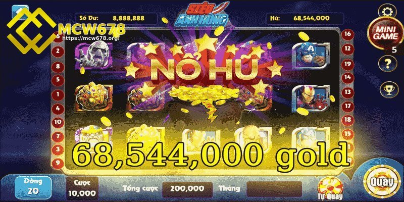 Nổ hũ rồng hổ MCW678 - Bật mí cách quay hũ thắng lớn 2 Điểm hấp dẫn của game nổ hũ